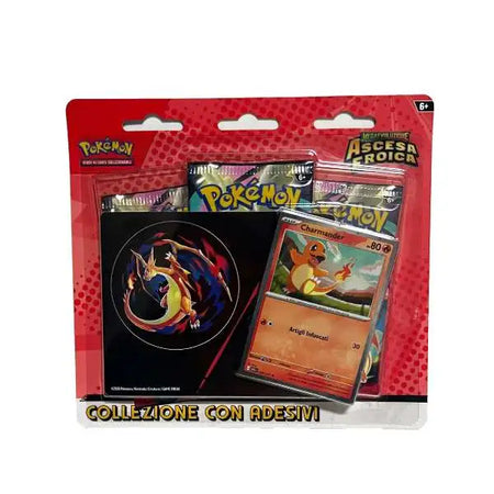 Collezione con adesivi Charmender Ascesa eroica