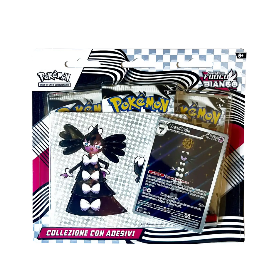 Collezione con adesivi Fuoco Bianco