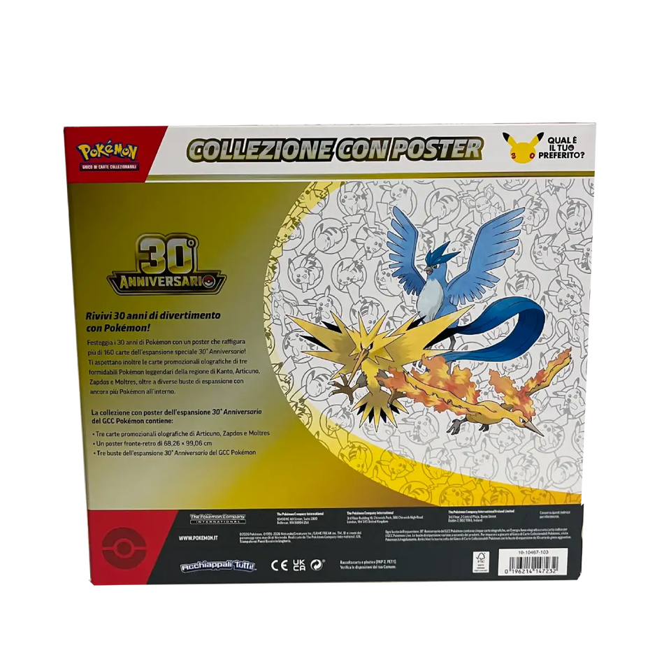 Collezione con poster 30th anniversario