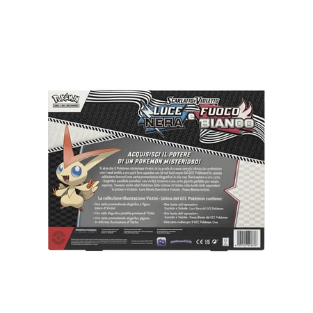 Collezione illustrazione Victini Luce Nera e Fuoco Bianco