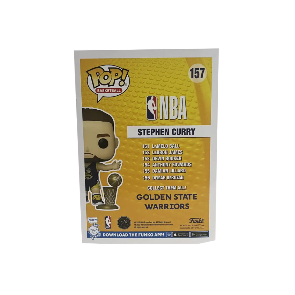 Funko Pop! Basketball Stephen Curry 157 Special Edition NBA Golden State Warriors