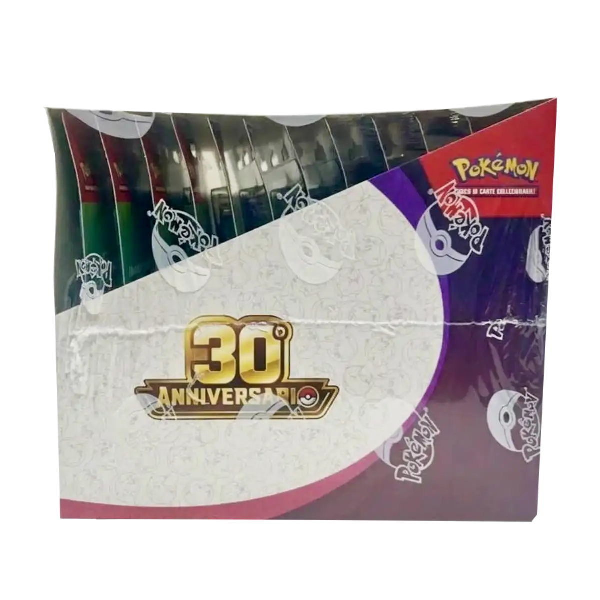 Display collezione con adesivi 30th anniversario