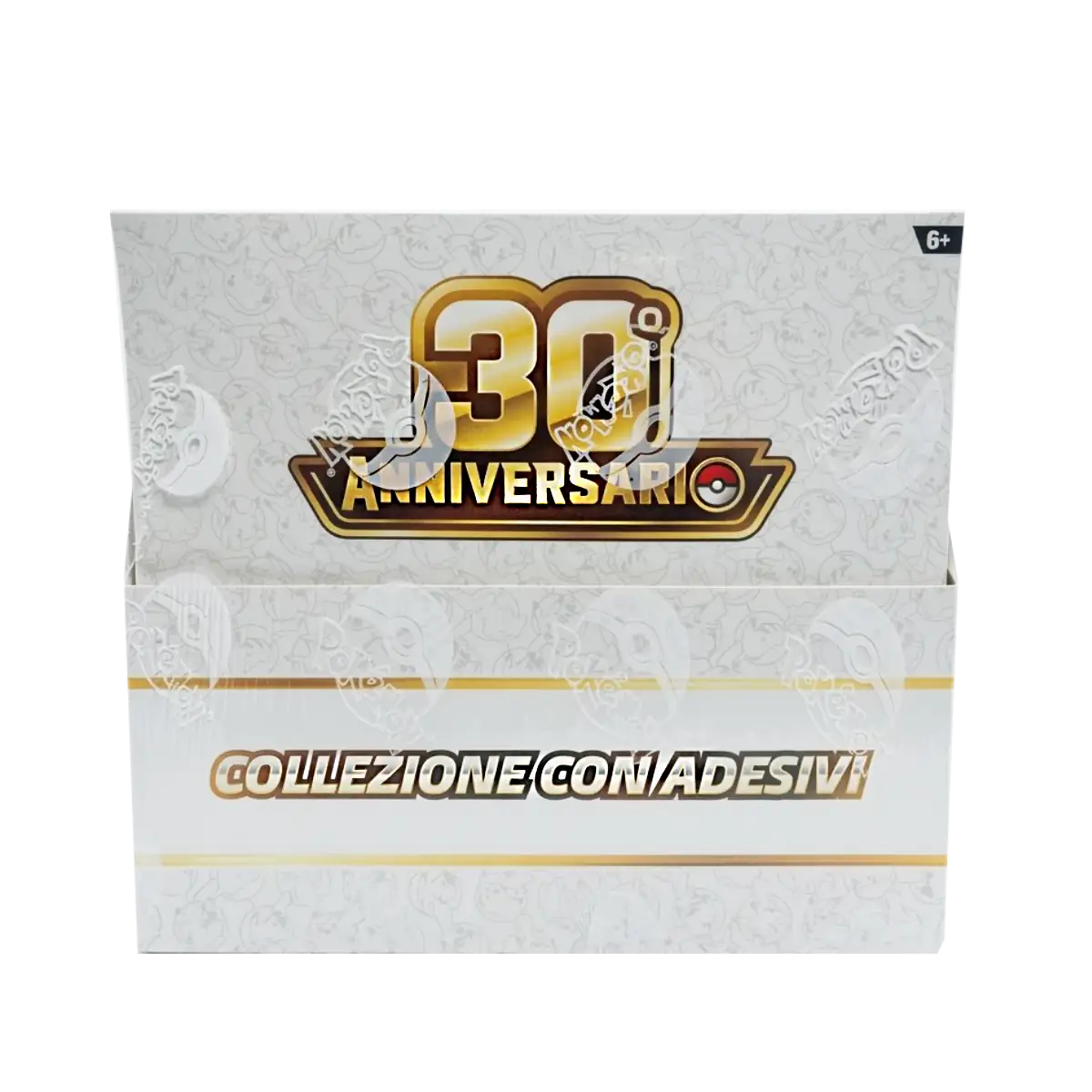 Display collezione con adesivi 30th anniversario