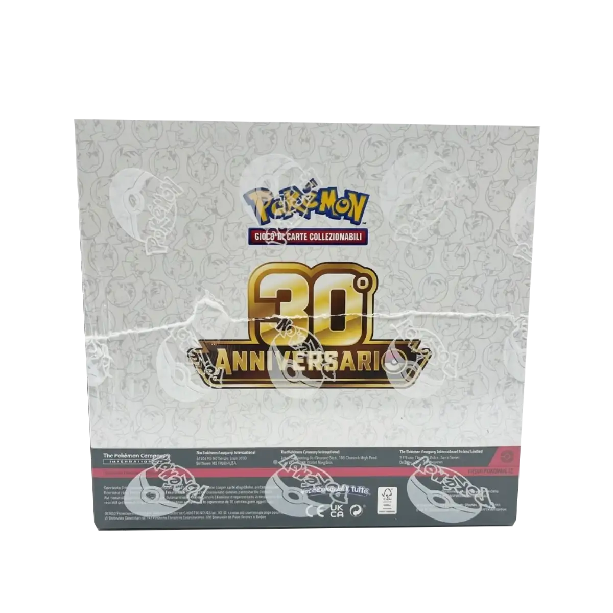 Display collezione con adesivi 30th anniversario