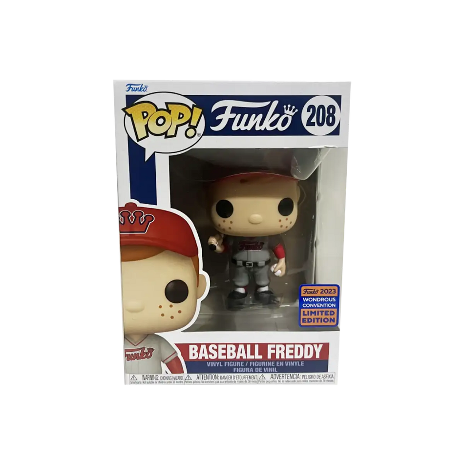 Funko Pop! Baseball Freddy 208 Funko 2023 Wondrous Convention Limited Edition