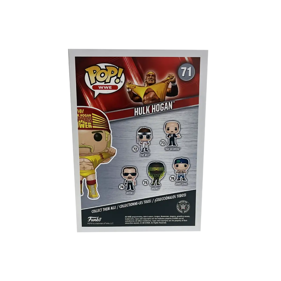 Funko Pop! WWE Hulk hogan 71 Special Edition