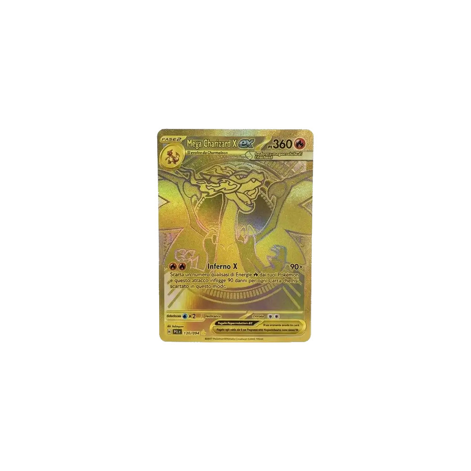 Mega Charizard X ex Gold Fiamme spettrali