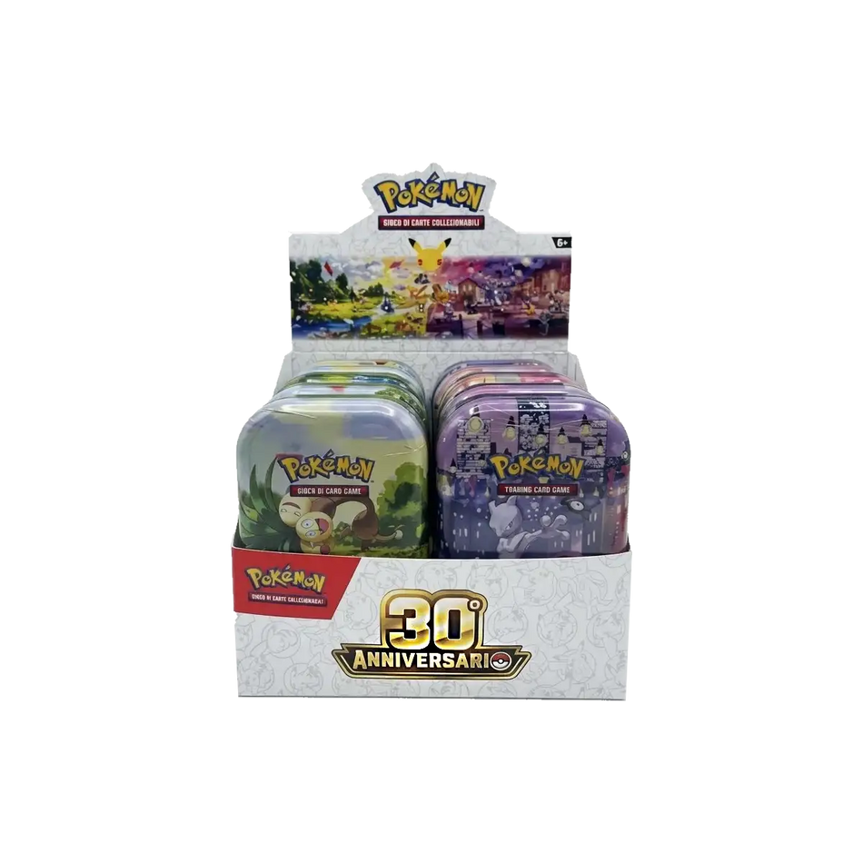 Mini Tin 30th anniversario Set 10 Artwork completo Non sigillato