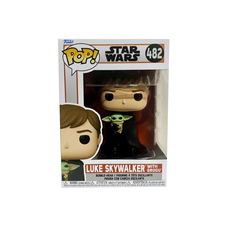 Funko Pop! Luke Skywalker with Grogu 482 -  Star Wars The Mandalorian