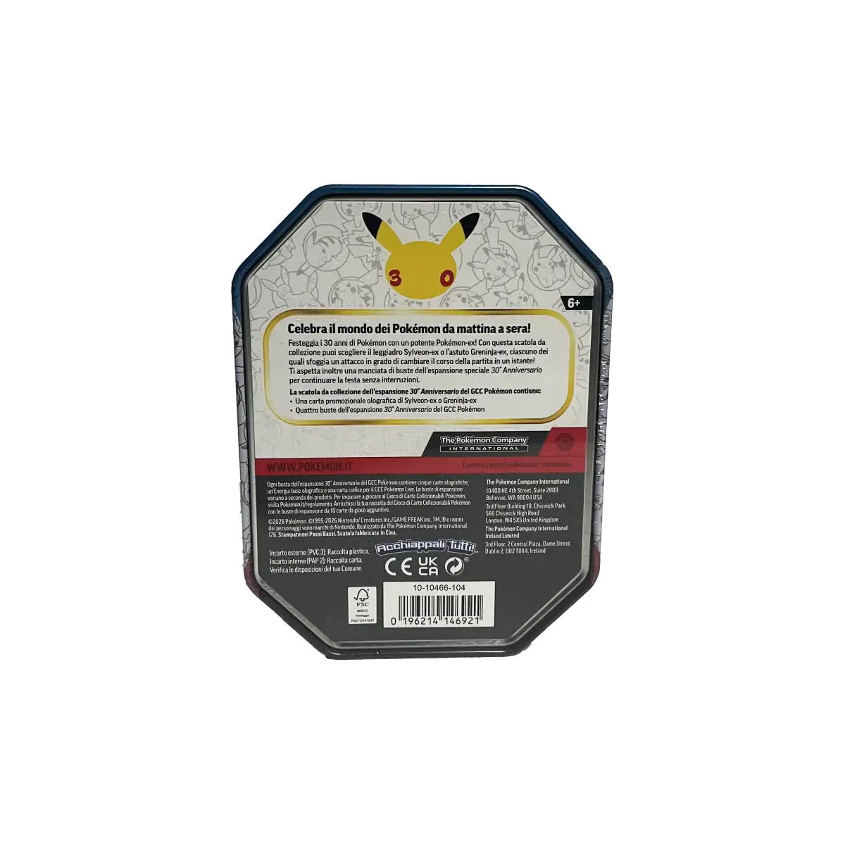 Tin Greninja ex 30th